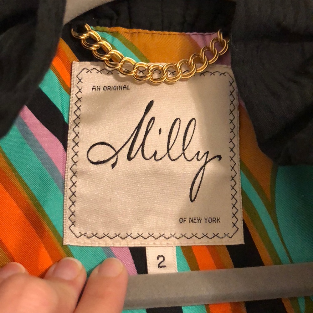 Milly Ruffled Collar Jacket - Picture 3 of 6